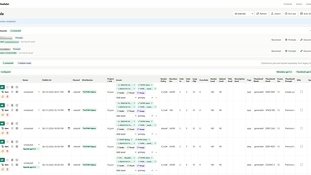 Custom AI Pipelines scheduler